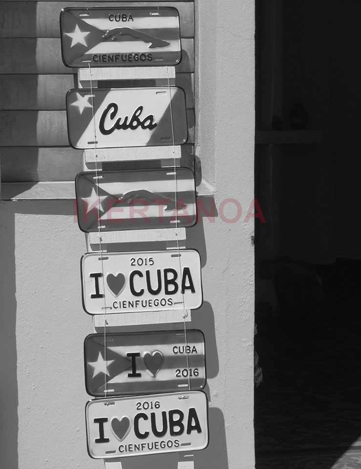 Matrículas cubanas en Cienfuegos