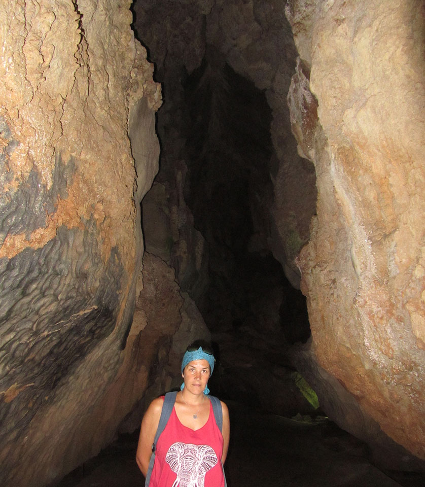 Interior de la Cueva del Indio en Viñales