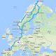 Ruta del Viaje a Escandinavia