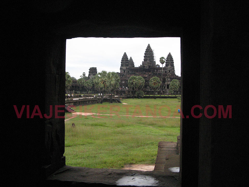El Angkor Wat en Siem Reap en Camboya.