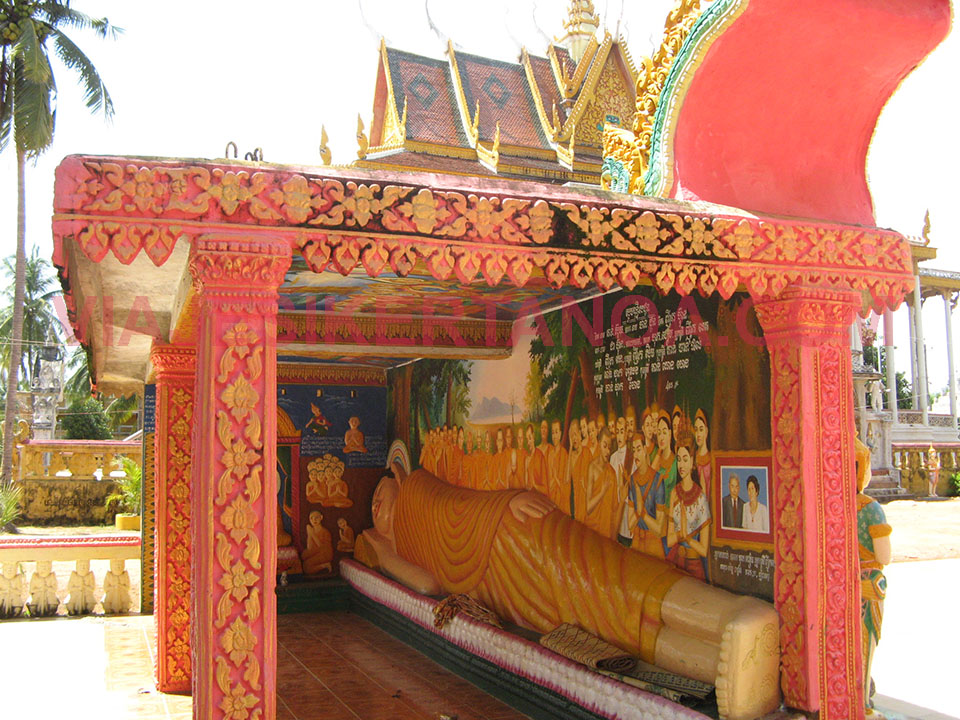 Wat Kampong Thom en el pueblo de Kampong Thom en Camboya.