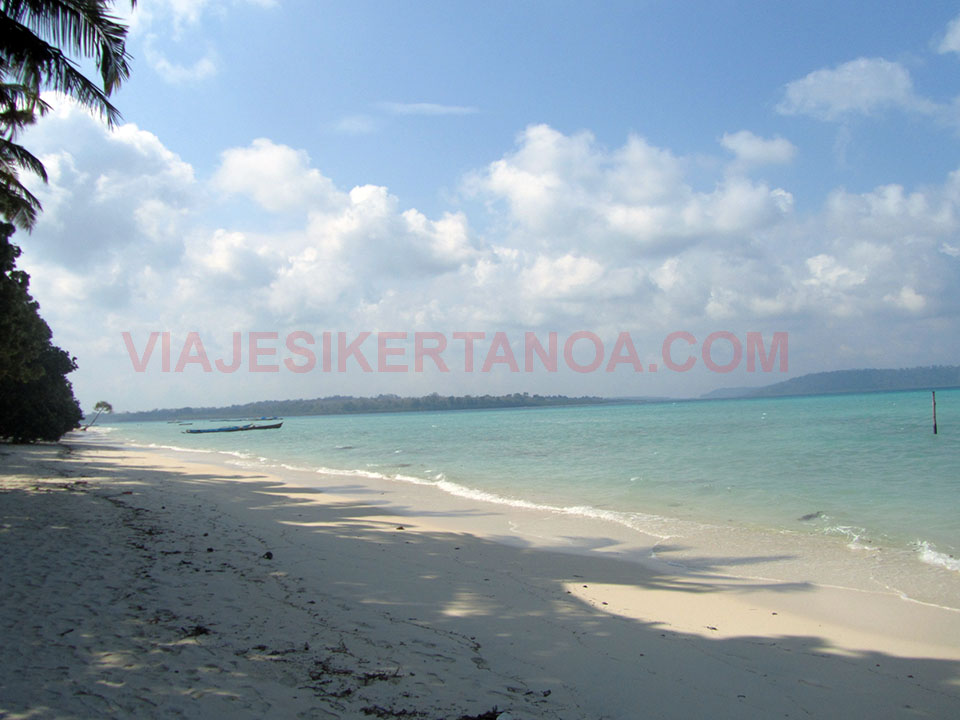 Playa número 3 en la isla de Havelock en las Islas Andamán, India.