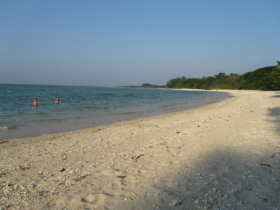 Playa número 4 en la isla de Neil en las Islas Andamán, India.