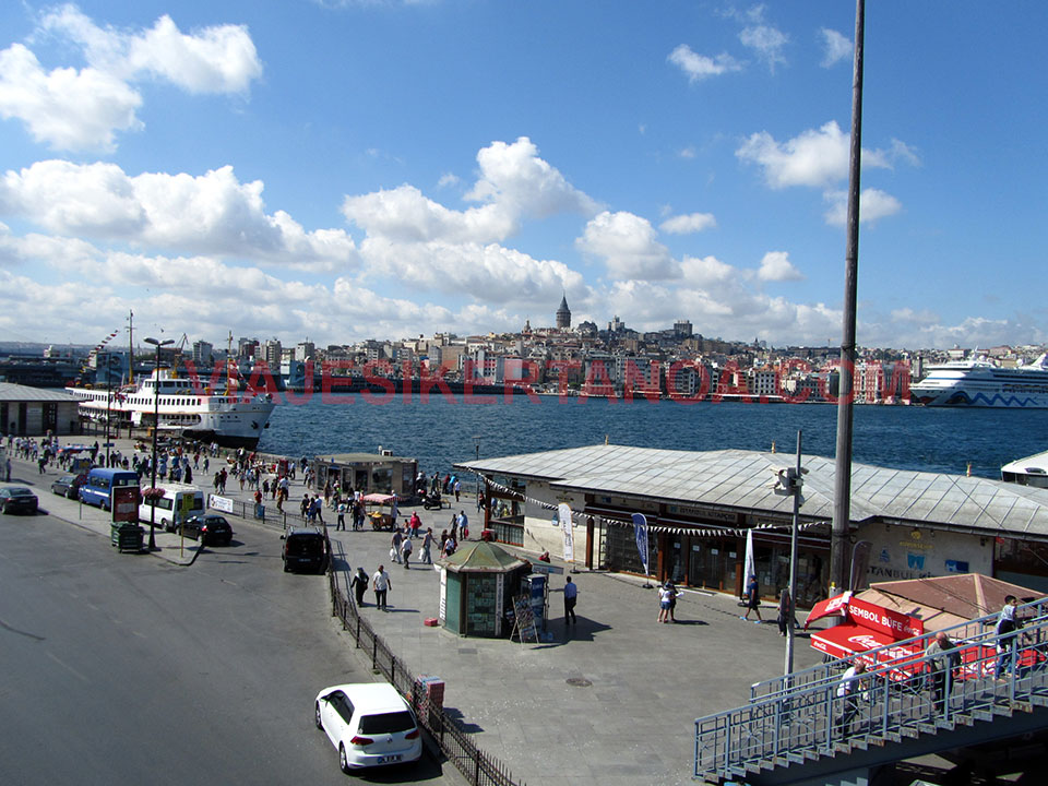 El Cuerno de Oro en Estambul, Turquía.