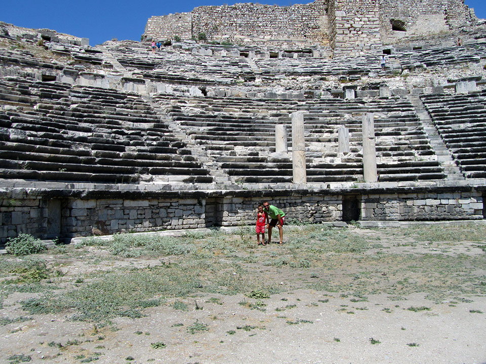 Las ruinas de Mileto en Turquía