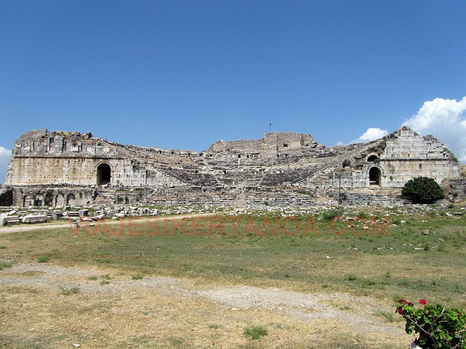 Las ruinas de Mileto en Turquía