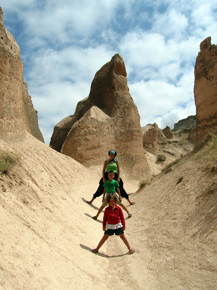 Valle de la Rosa y Valle Rojo en la Capadocia, Turquía