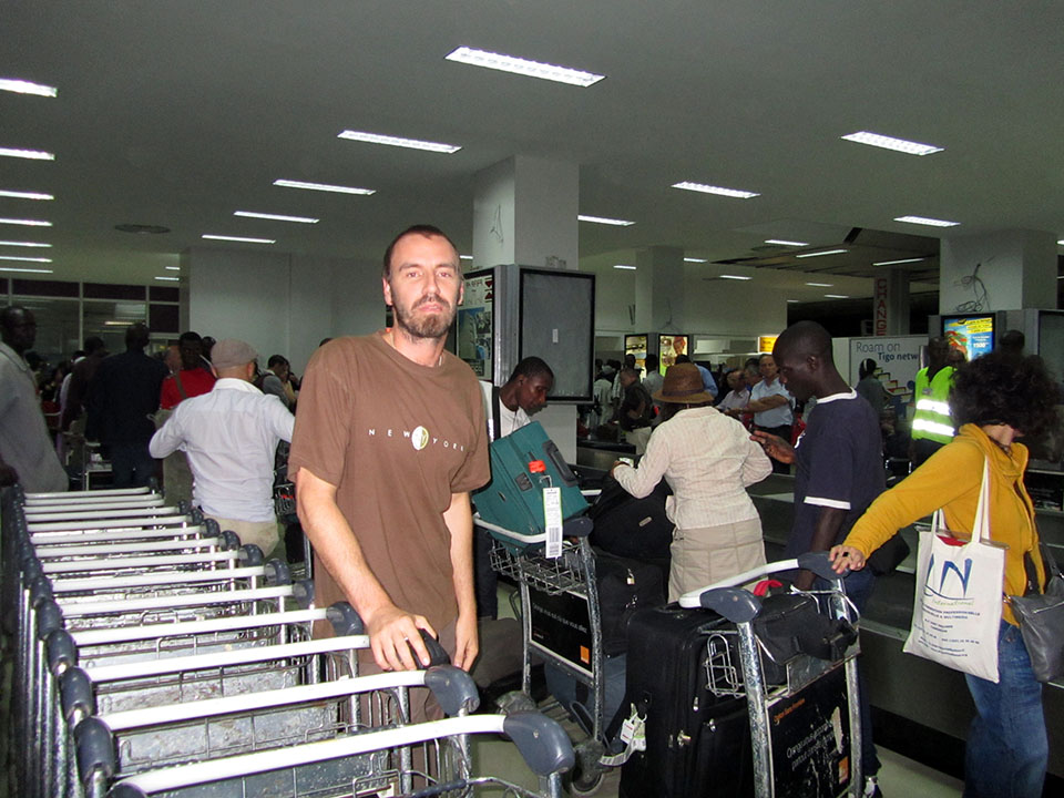 Aeropuerto internacional de Dakar en Senegal