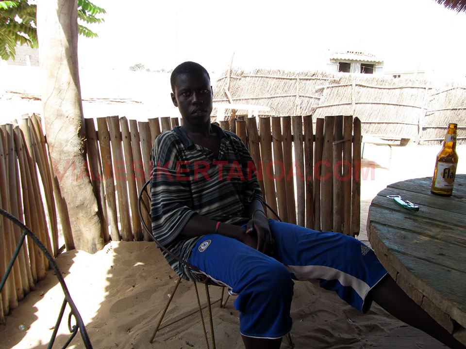 Bubba habitante de Palmarín en Senegal.