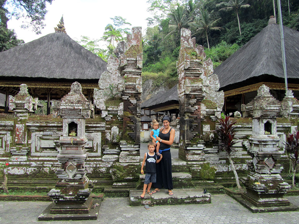 El templo de Gunung Kawi en Bali, Indonesia