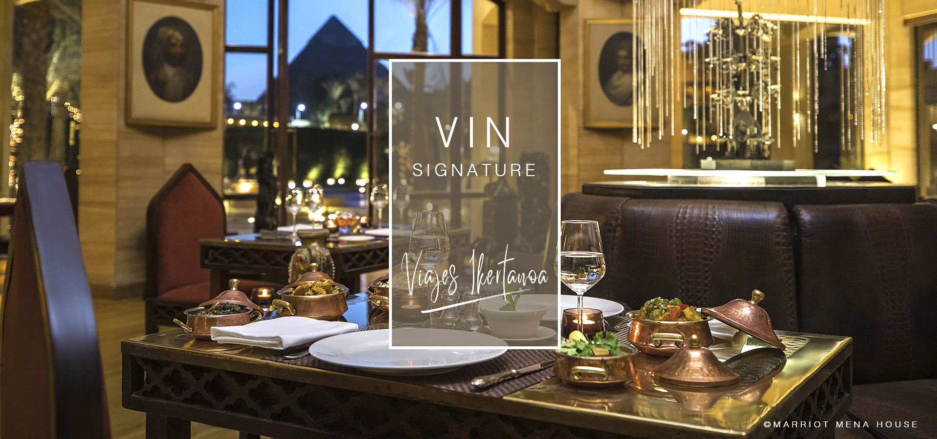 VIN Signature by Viajes Ikertanoa. Marriot Mena House Hotel, en el Cairo.